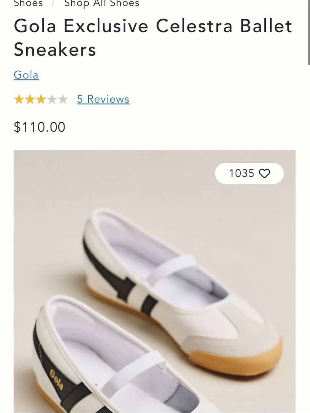 Gola women White & Black Mary Jane Sneakers/ gently worn